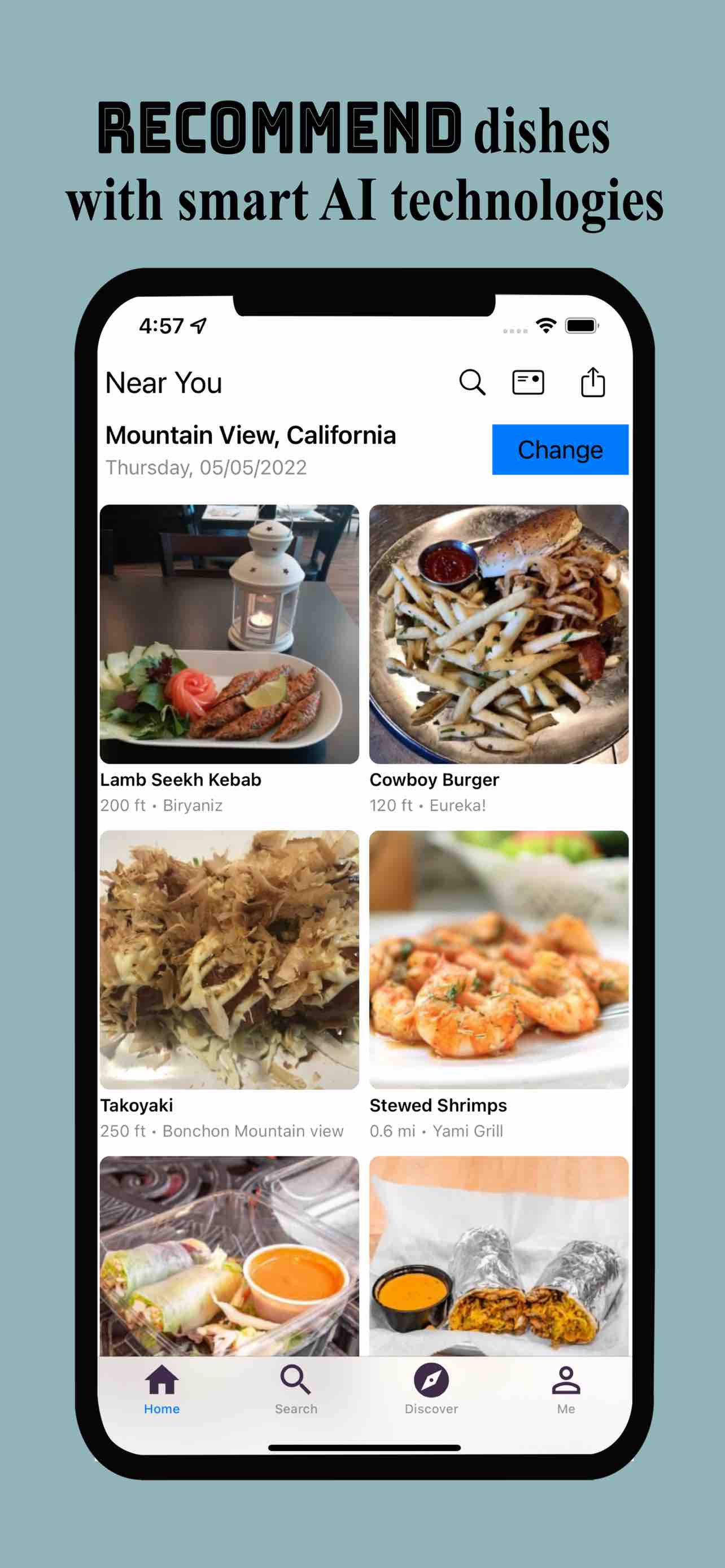 FoodSpot smart dish recommendation by leveraging artificial intelligence